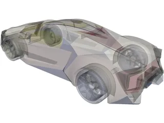 Lykan Hypersport 3D Model preview