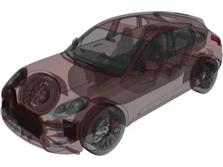 Porsche Macan GTS (2017) 3D Model preview