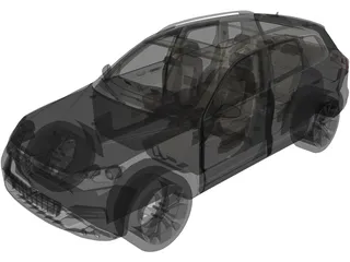 Volkswagen Touareg TDI (2017) 3D Model preview