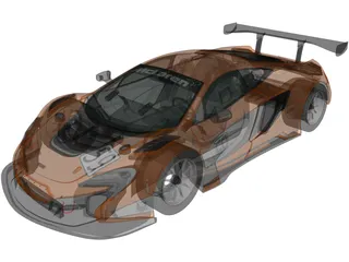 McLaren 650S GT3 (2014) 3D Model preview