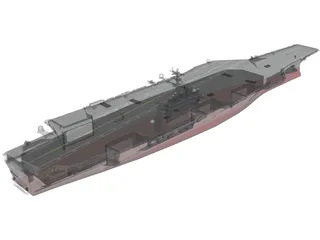 USS Gerald R. Ford 3D Model preview