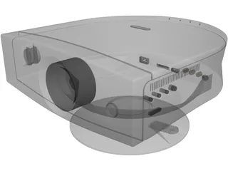 Video Projector 3D Model preview