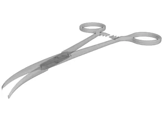 Surgical Hemostats 3D Model preview