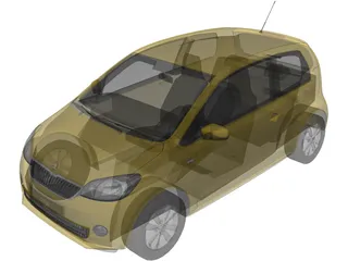 Skoda CityGO (2013) 3D Model preview