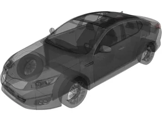 Kia Optima (2014) 3D Model preview