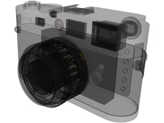 Leica M9 Digital Camera 3D Model preview