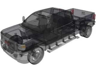 GMC Sierra HD (2015) 3D Model preview