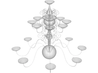 Ceiling Lamp 3D Model preview