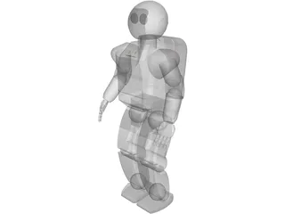 Asimo Robot 3D Model preview