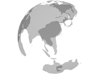 Earth 3D Model preview