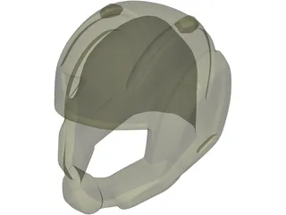 Pilot Helmet 3D Model preview