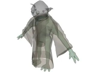 Star Wars Yoda 3D Model preview