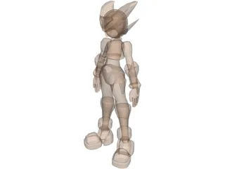 Sega Megaman 3D Model preview