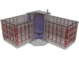 Office Building 3D Model preview