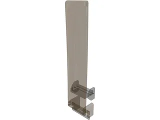 Diving Board 3D Model preview