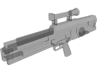 H&K G11K2 3D Model preview