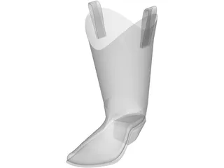 Cowboy Boot 3D Model preview