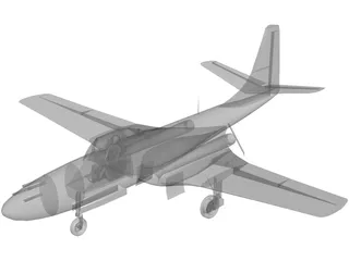 FH-1 Phantom 3D Model preview