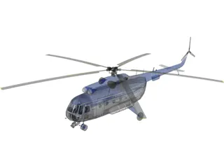 Mil Mi-17 Romanian Police 3D Model preview