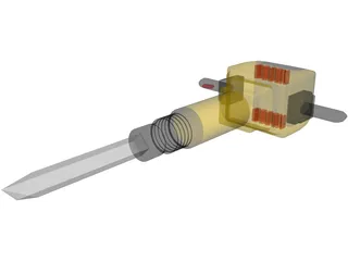 Bosch Electric JackHammer 3D Model preview