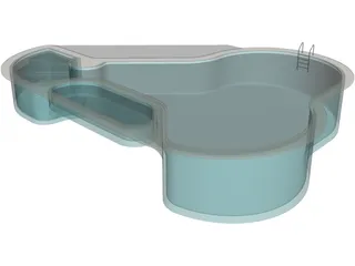 Swimming Pool 3D Model preview