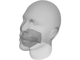 Head Mike Tyson 3D Model preview