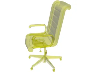 Sapper Executive Armchair 3D Model preview
