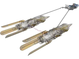 Star Wars Anipod 3D Model preview
