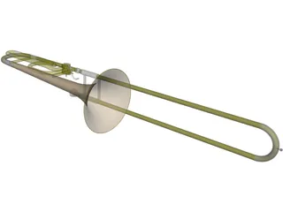 Trombone 3D Model preview