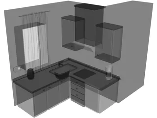 Kitchen 3D Model preview