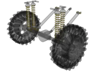 Suspension 3D Model preview