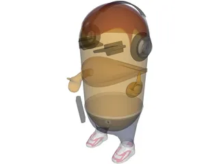 Music Monster 3D Model preview