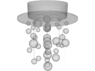 Bubble Lights 3D Model preview