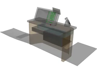 Cahier 3D Model preview