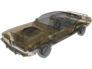Plymouth Barracuda (1970) 3D Model preview