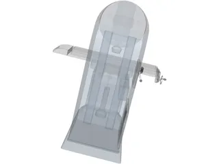 Milling Machine 3D Model preview