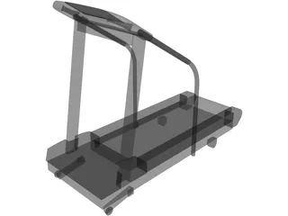 Treadmill 3D Model preview