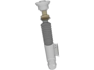 Luke Skywalker Lightsaber 3D Model preview