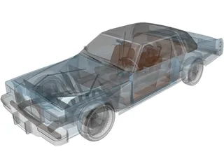 Cadillac DeVille Coupe (1984) 3D Model preview