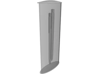 Two Pencil in a Box 3D Model preview