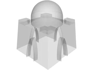 Mazar-e-Quiad 3D Model preview