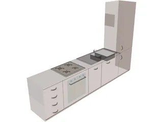 Kitchen 3D Model preview