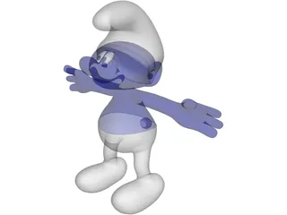 Smurf 3D Model preview