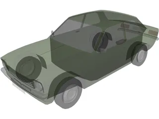 Opel Kadett C (1973) 3D Model preview