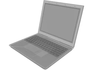 Notebook 3D Model preview