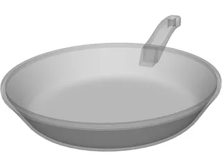 Frying Pan 3D Model preview