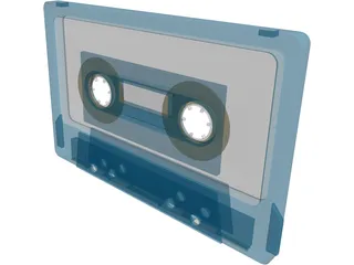 Audio Cassette 3D Model preview