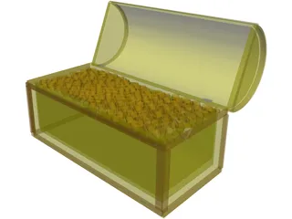 Treasure Chest 3D Model preview