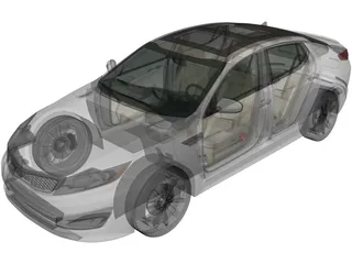 Kia Optima (2011) 3D Model preview
