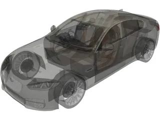 Jaguar XE Portfolio (2018) 3D Model preview